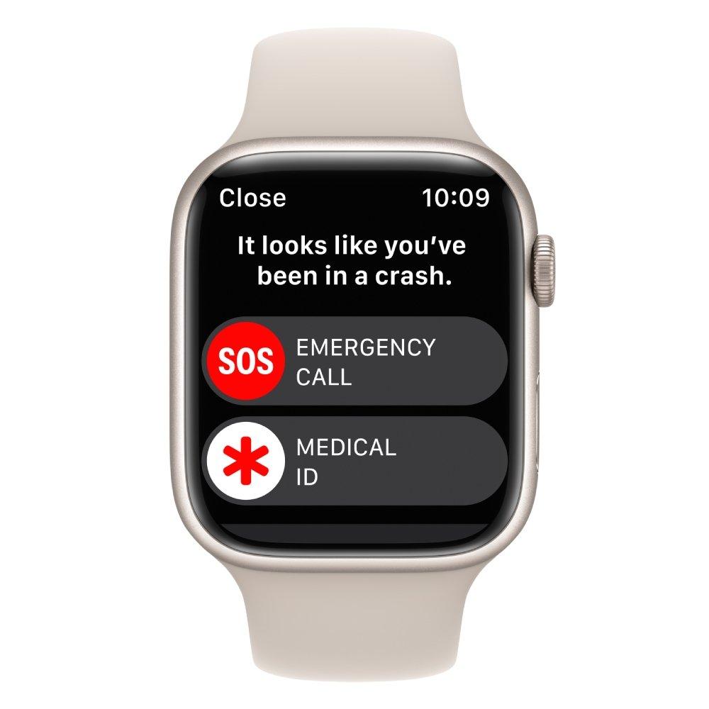 Pre Order Apple Watch S8 GPS 45mm Starlight Sport Band Price in