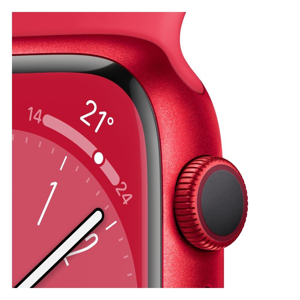 Pre Order Apple Watch S8 GPS 45mm - Red Sport Band