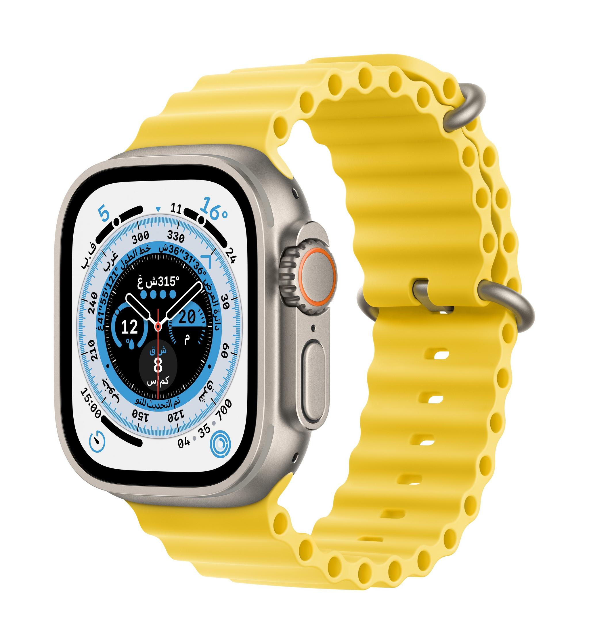 Pre Order Apple Watch Ultra Cellular 49mm Yellow Ocean Band Price in Pre Order Apple Watch Ultra Cellular 49mm Yellow Ocean Band Price in