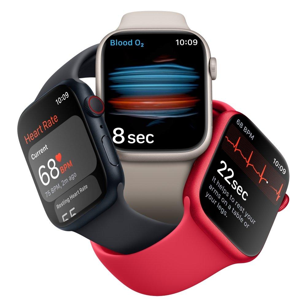 Apple Watch Series 8 GPS + Cellular 45mm Silver Stainless Steel Case with Silver Milanese Loop