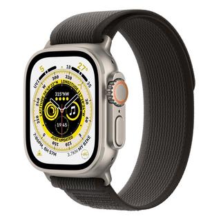 Buy Apple watch ultra gps + cellular, 49mm titanium case with black/gray trail loop - s/m in Saudi Arabia