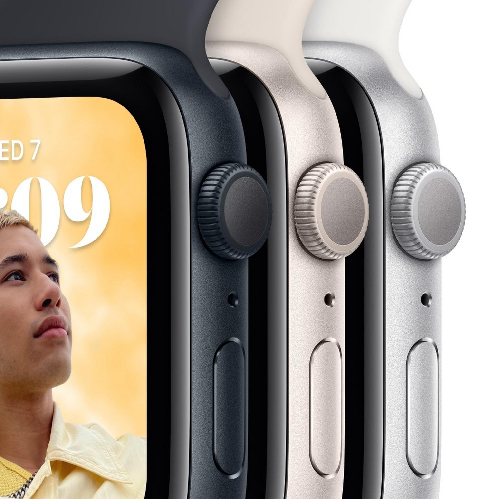 Apple Watch SE GPS + Cellular 40mm Midnight Aluminium Case with Midnight Sport Band - Regular