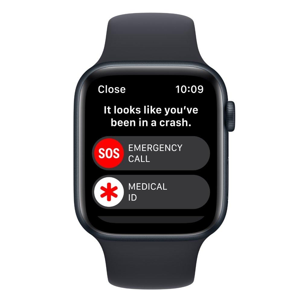 Apple Watch SE GPS + Cellular 40mm Midnight Aluminium Case with Midnight Sport Band - Regular