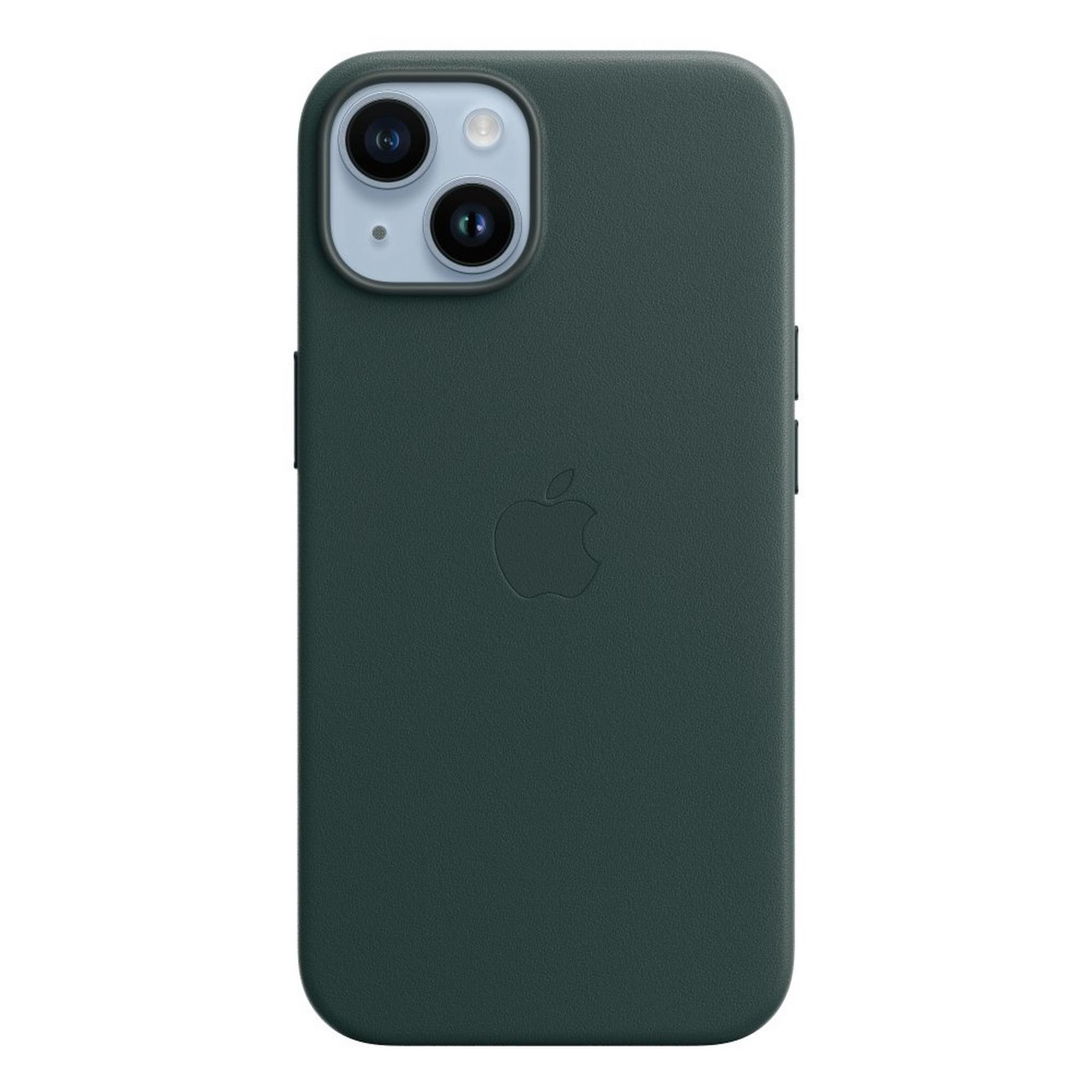 Apple iPhone 14  Leather Case w/MagSafe - Forest Green