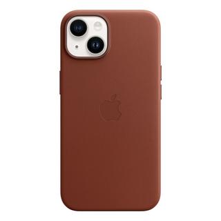 Buy Apple iphone 14  leather case w/magsafe - umber in Saudi Arabia