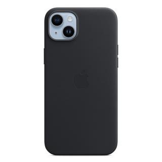 Buy Apple iphone 14 plus leather case with magsafe | midnight in Saudi Arabia