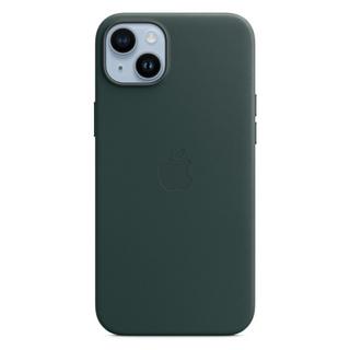 Buy Apple iphone 14 plus leather case with magsafe | green in Saudi Arabia