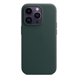 Buy Apple iphone 14 pro leather case w/magsafe - forest green in Saudi Arabia