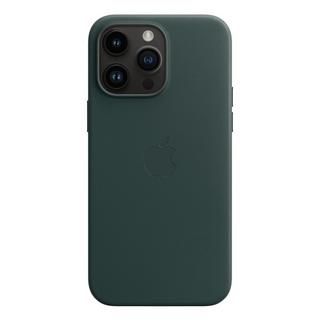 Buy Apple iphone 14 pro max leather case w/magsafe - forest green in Saudi Arabia