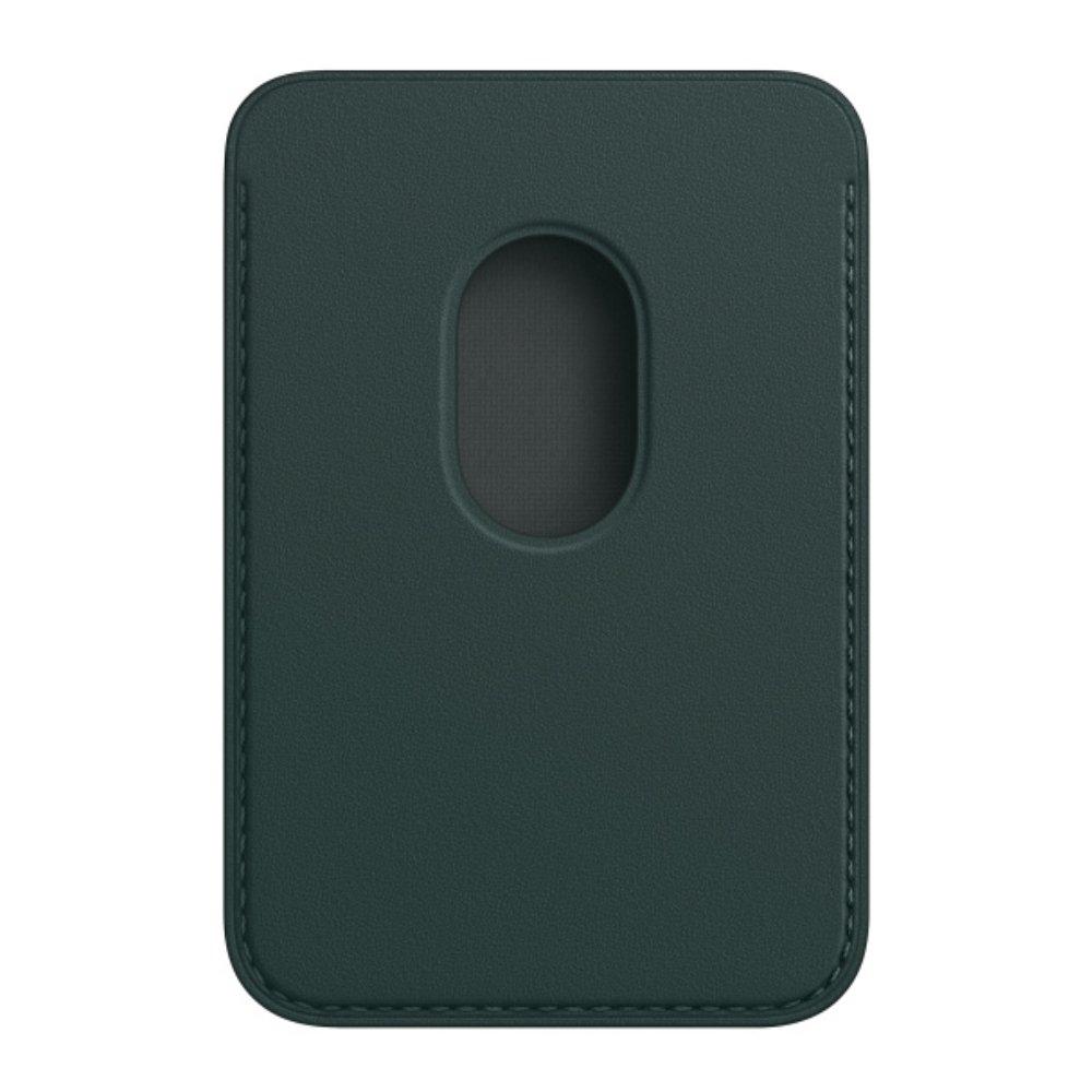 محفظة آبل جلدية مع ماجسيف للآيفون - أخضر