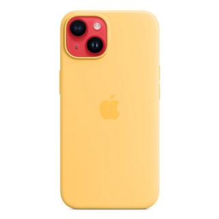 Buy Apple iphone 14 silicone case w/magsafe - sunglow in Kuwait