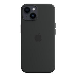 Buy Apple iphone 14 plus silicone case w/magsafe - midnight in Kuwait