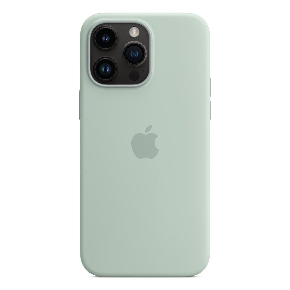 Buy Apple iphone 14 pro silicone case w/magsafe - succulent in Saudi Arabia