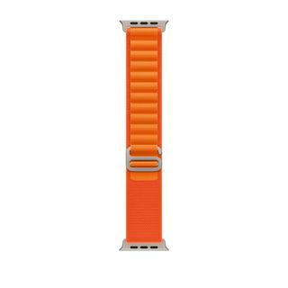 Buy Apple alpine loop watch strap large, 49mm, mqe13zm/a - orange in Saudi Arabia