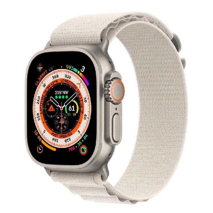 Apple Alpine Loop Strap for Apple Watch Ultra-49mm, Starlight
