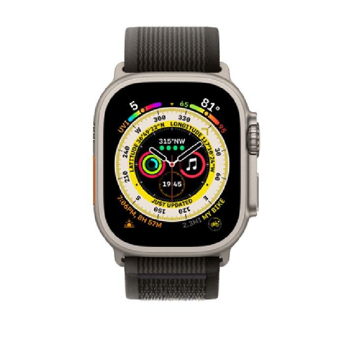 Apple Watch Trail Loop 49mm S/M Black&Grey Price Xcite Kuwait