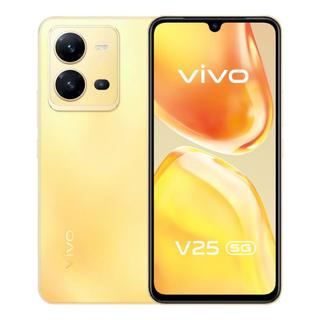Buy Vivo v25 5g 128gb phone - gold in Saudi Arabia