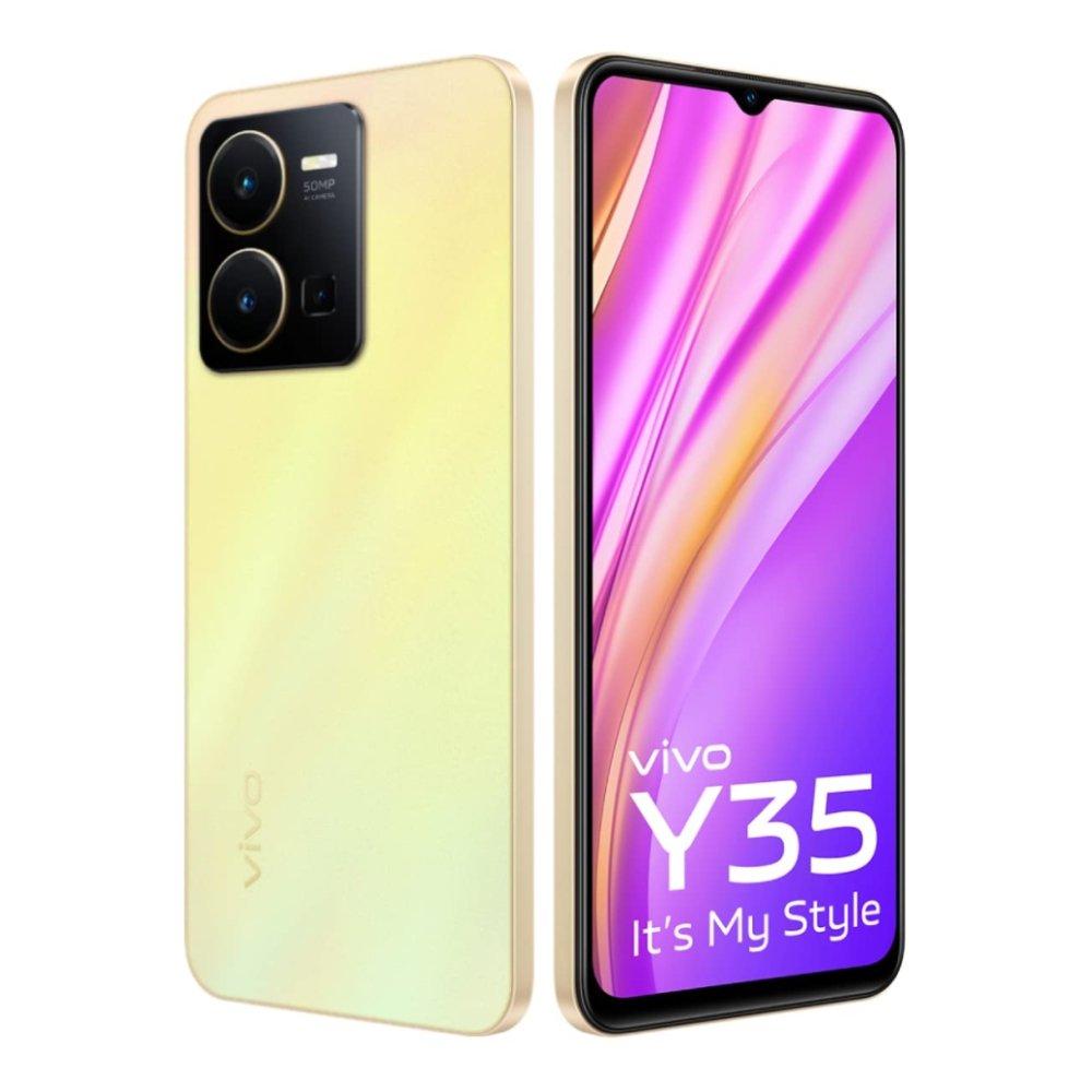 Vivo Y35 128GB Phone - Gold