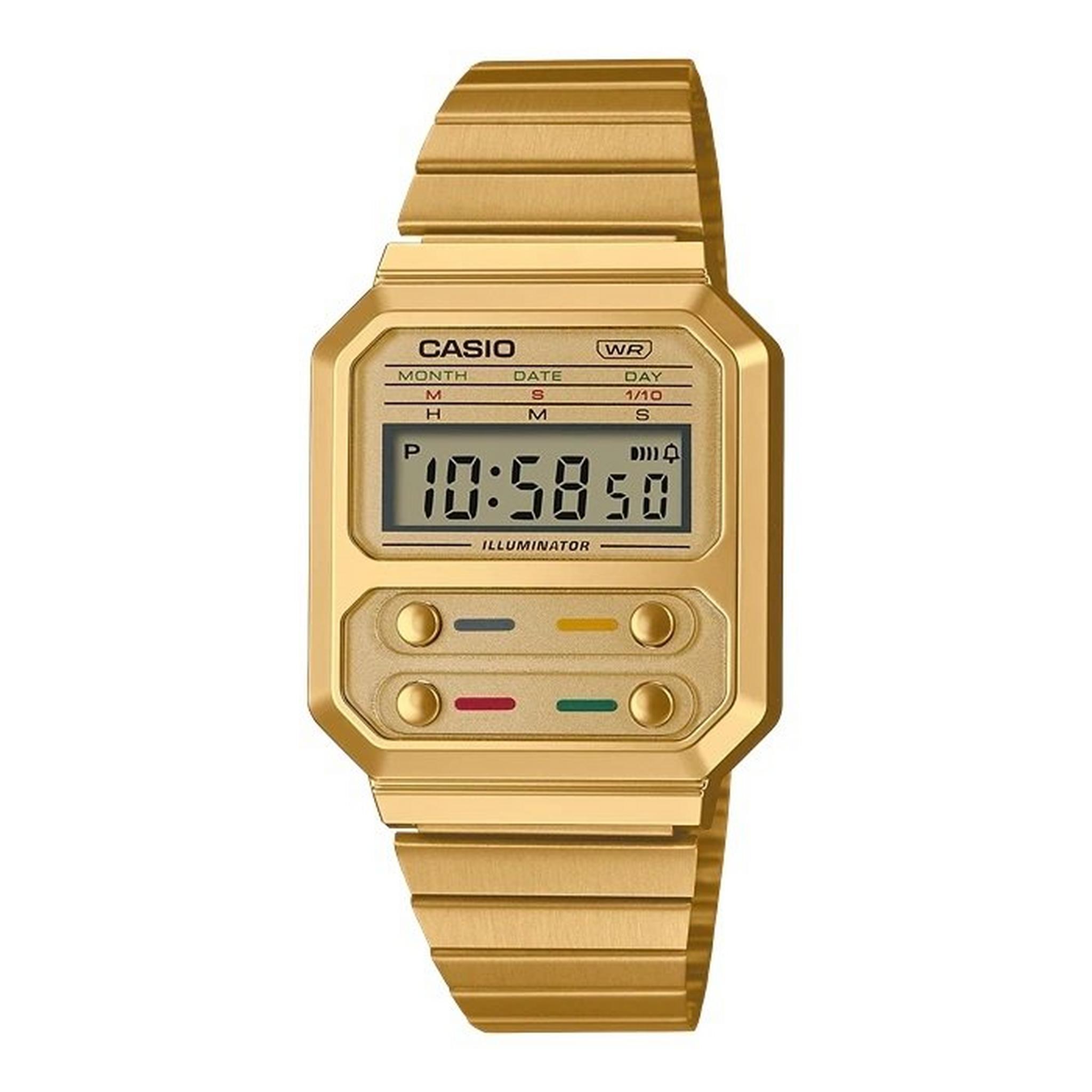 CASIO G-Shock Gent's Digital 40mm Watch (A100WEG-9ADF)