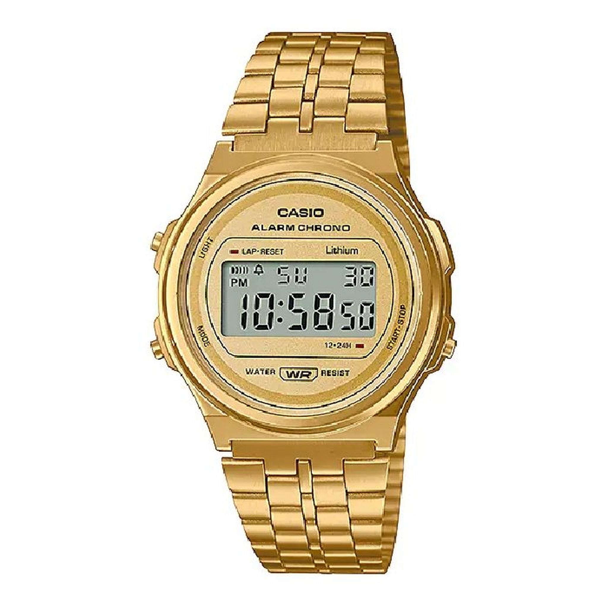 CASIO G-Shock Gent's Digital 38mm Watch (A171WEG-9ADF)