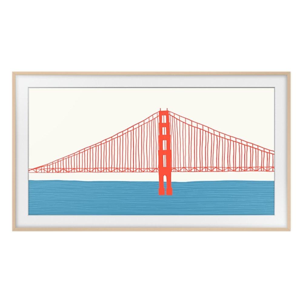 Samsung 85 Inch Customizable Frame for The Frame TV (Beige) | VG-SCFA85BEBRU