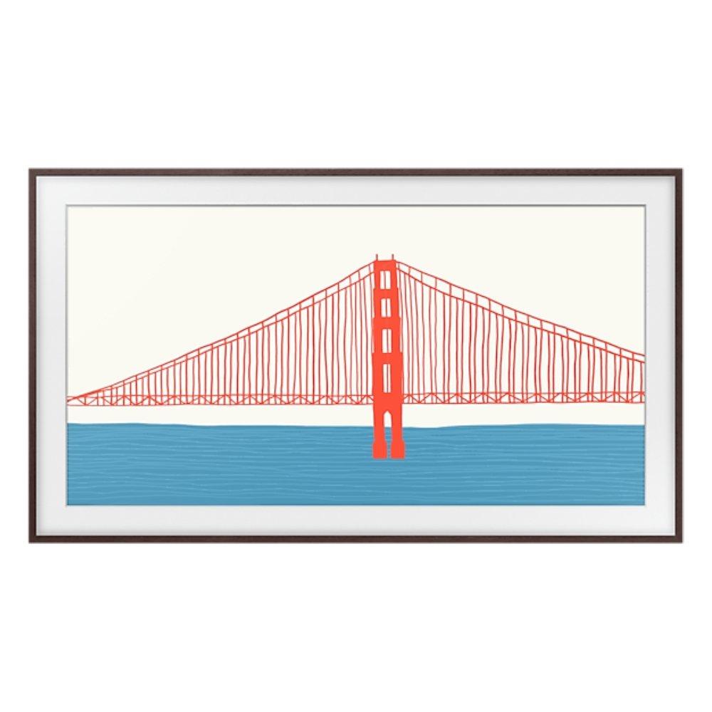 Samsung 85 Inch Customizable Frame for The Frame TV (Brown) | VG-SCFA85BWBRU