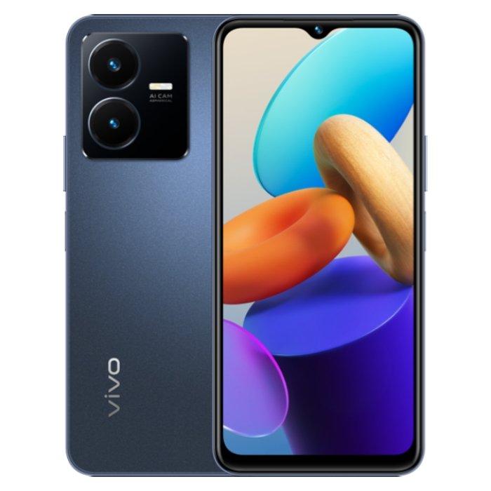 Buy Vivo y22s 128gb phone - blue in Saudi Arabia