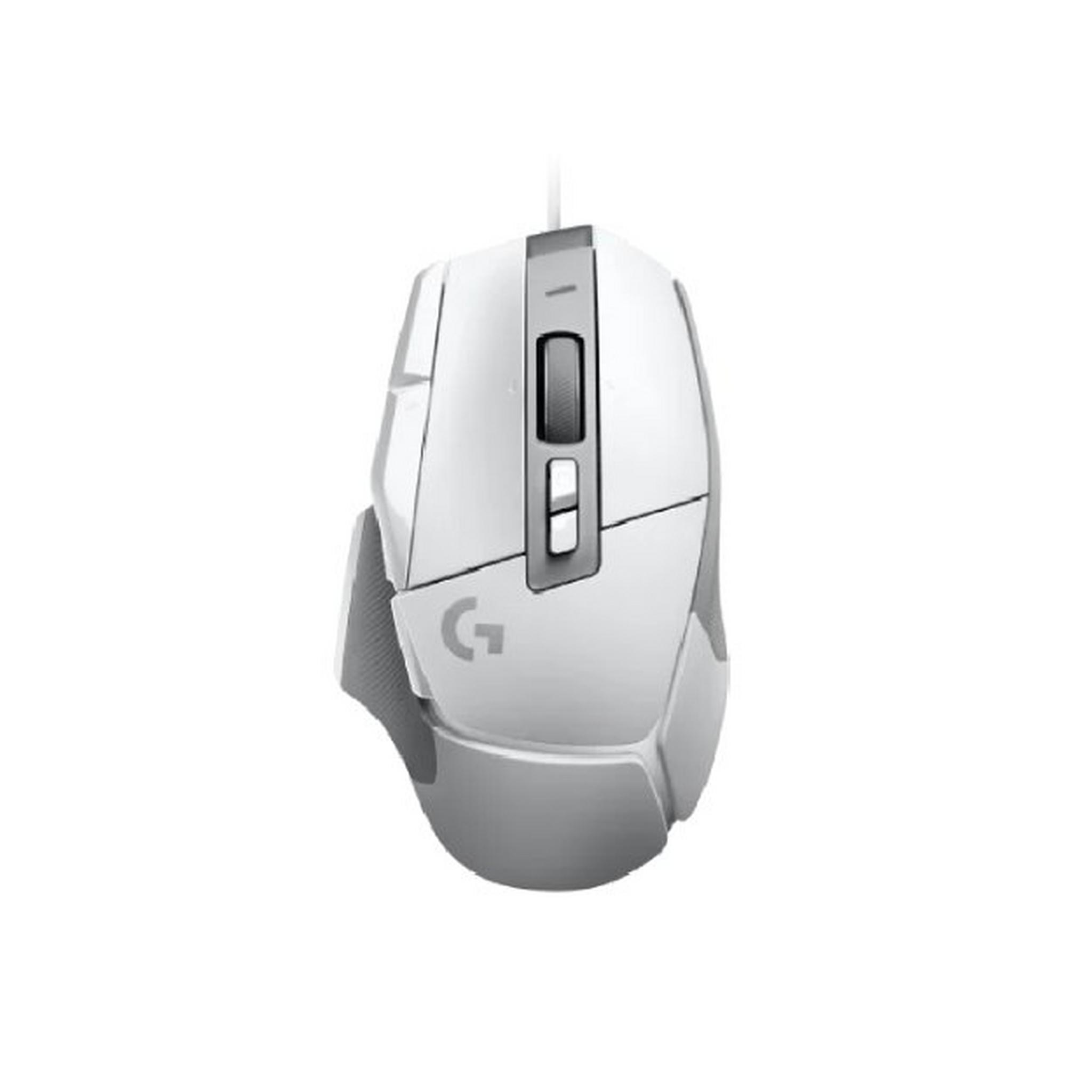 Logitech Gaming Mouse, Optical, Wired, G502X – White