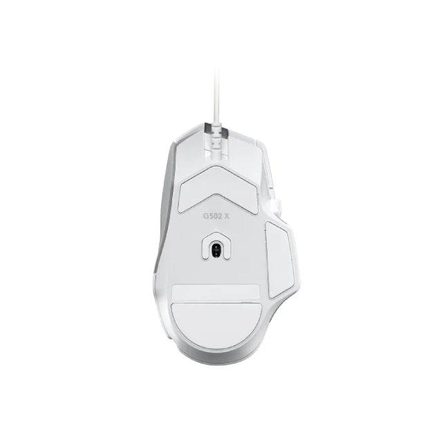 Logitech Gaming Mouse, Optical, Wired, G502X – White