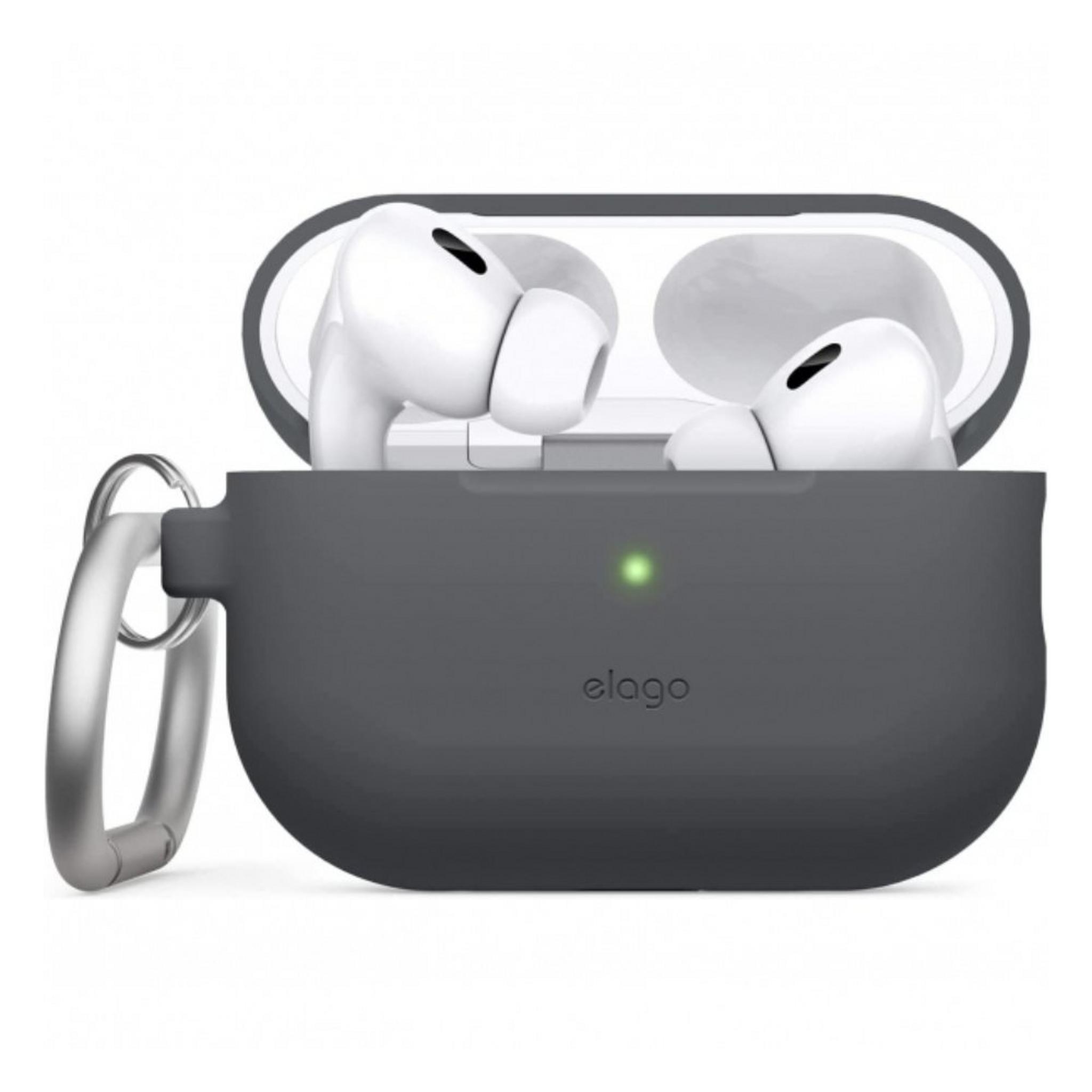 Elago AirPods Pro 2 Silicone Hang Case Grey