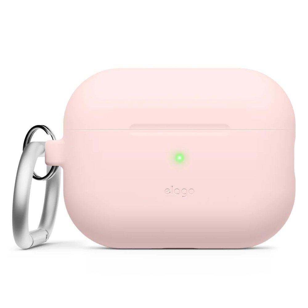 Buy Elago airpods pro 2 silicone hang case pink in Kuwait
