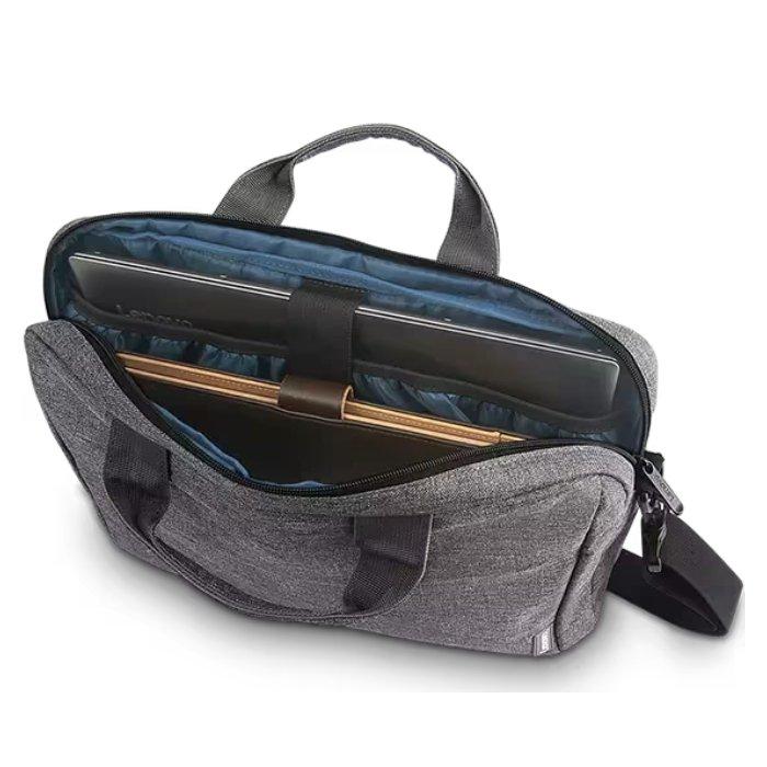 حقيبة تحميل علوي كاجوال لجهاز الكومبيوتر المحمول من لينوفو، مقاس 15.6-بوصة - رمادي