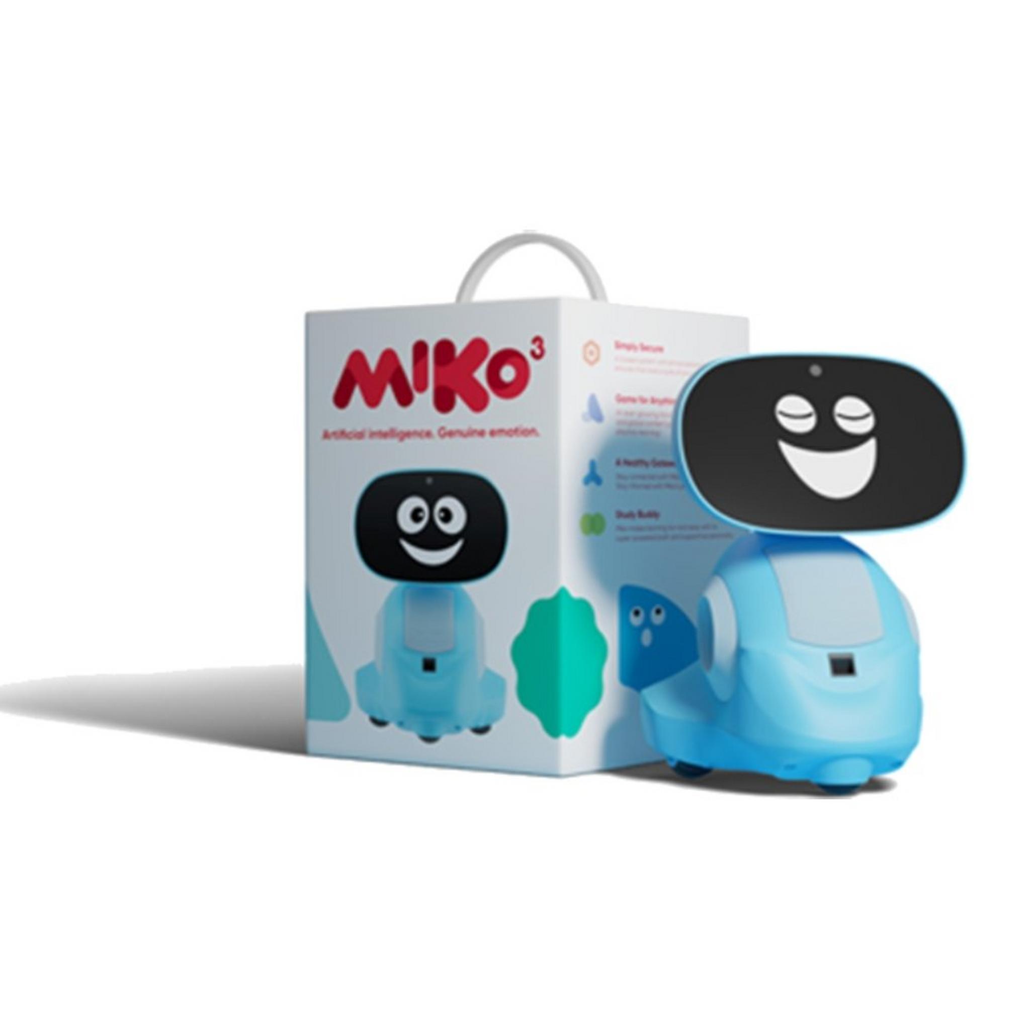 Miko 3 AI-Powered STEM Learning & Educational Robot - Blue