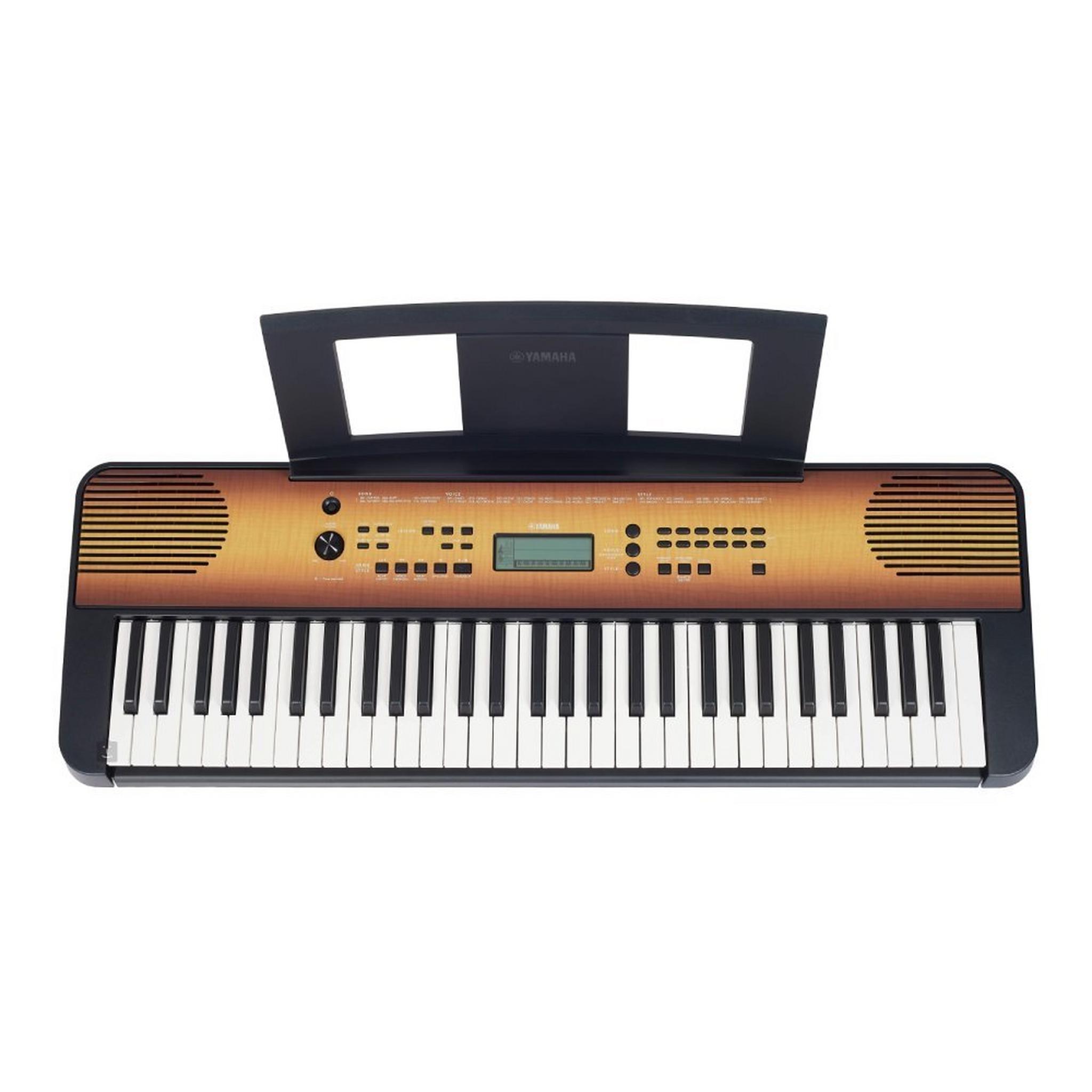 لوحة مفاتيح موسيقية ياماها - 61 مفتاحًا (PSR-E360MA) خشب القيقب