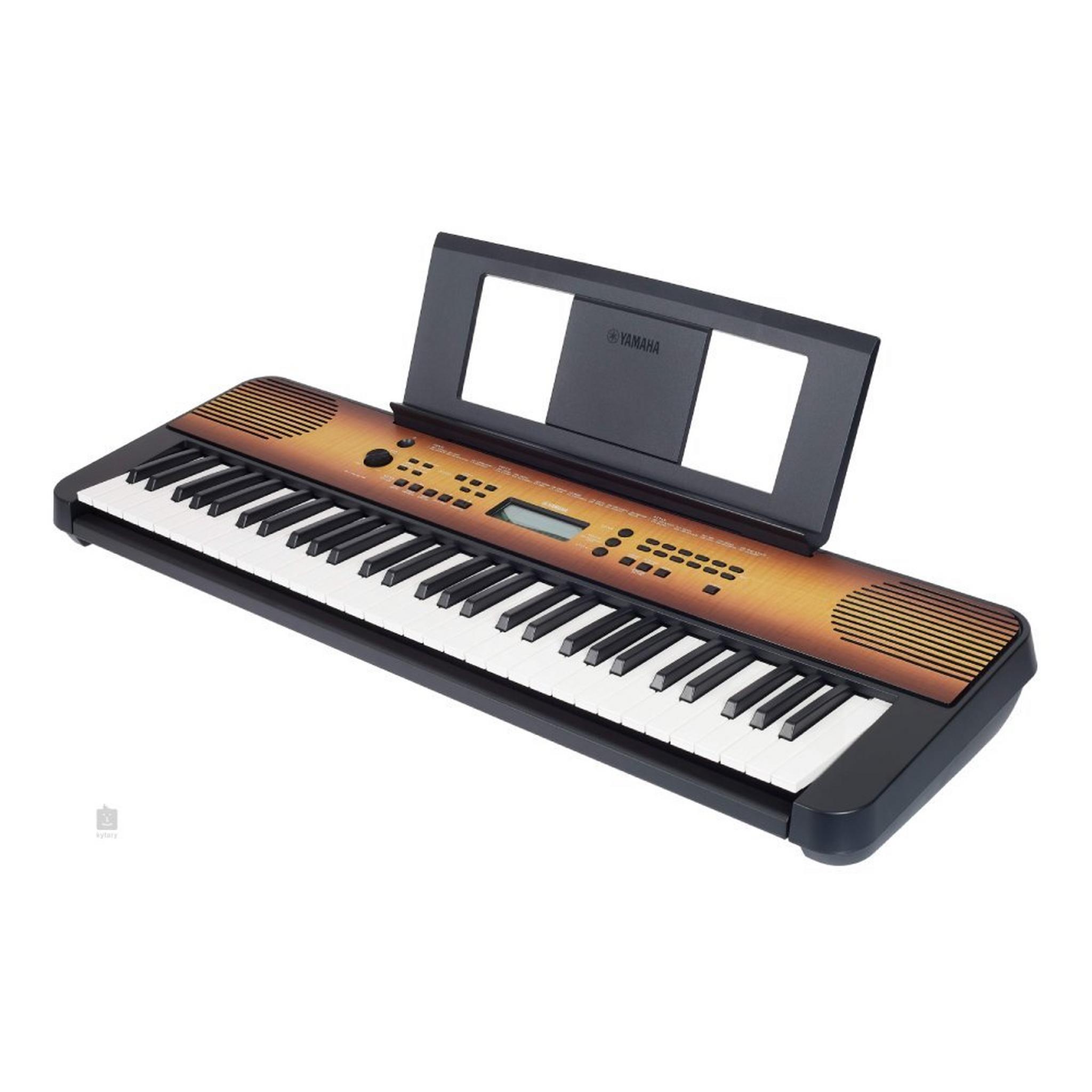 لوحة مفاتيح موسيقية ياماها - 61 مفتاحًا (PSR-E360MA) خشب القيقب