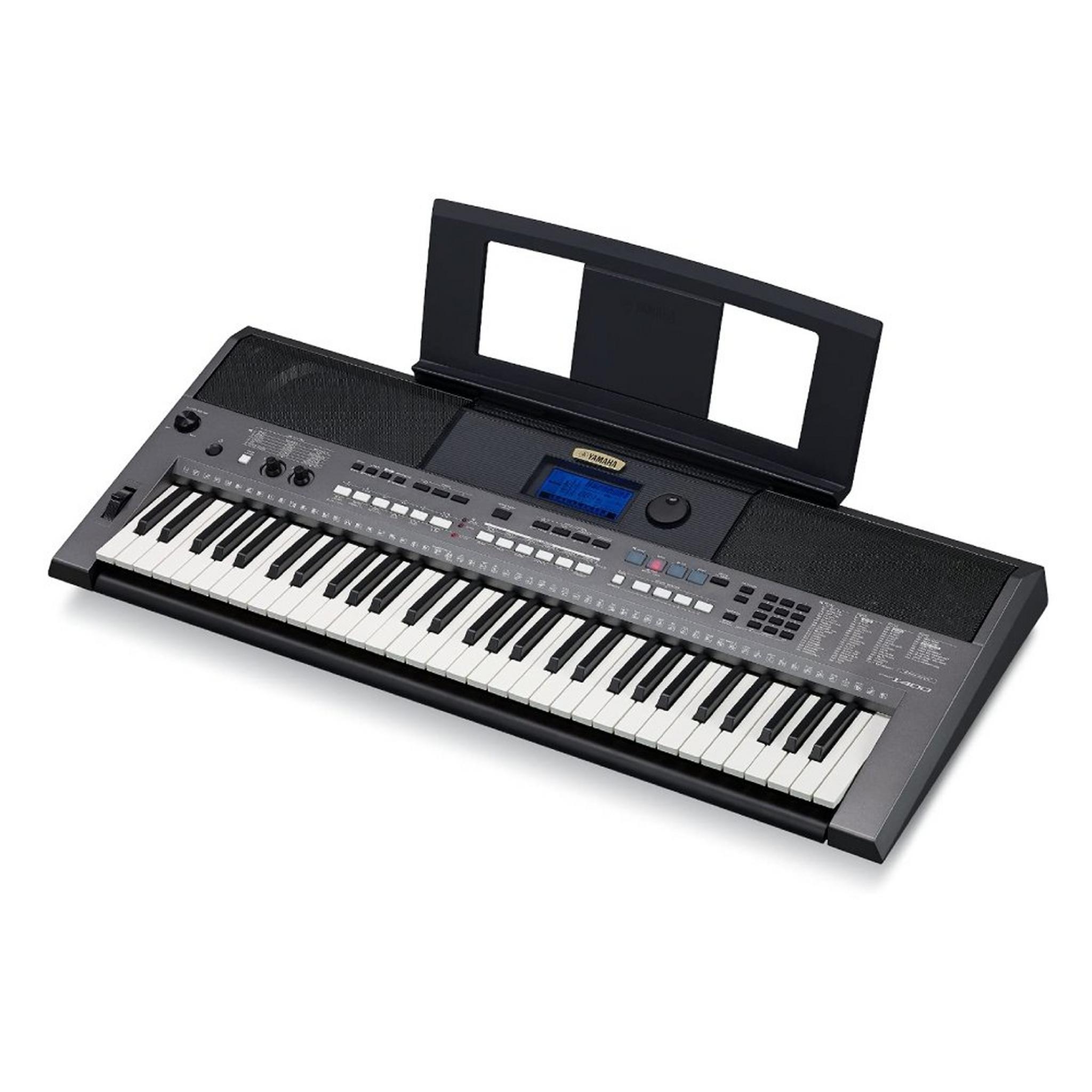 Yamaha Portable Keyboard 61 Keys (PSR-I400) Silver/White