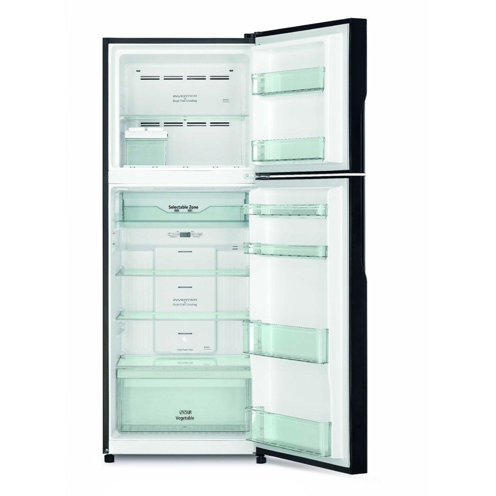 Hitachi 14.3 CFT Top Freezer Refrigerator Silver (R-VX470PS9K)