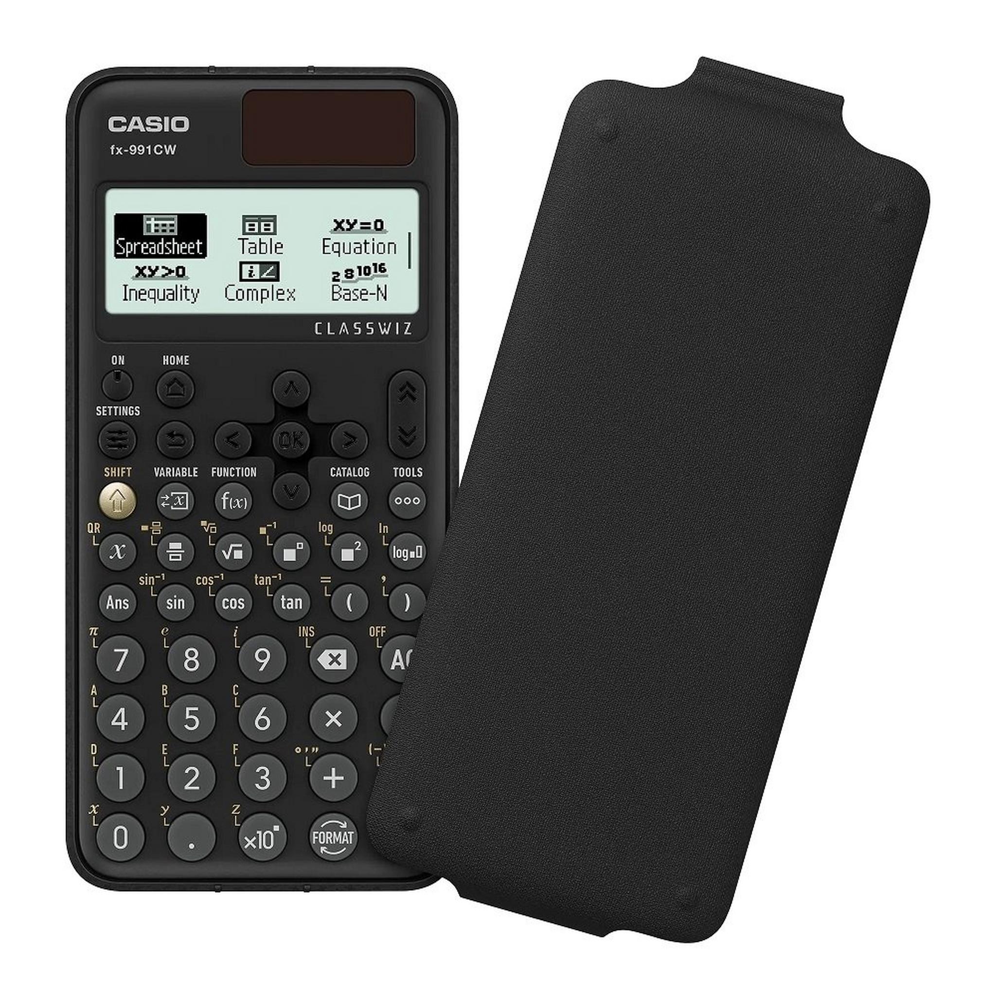 Casio FX-991CW Standard Scientific Calculator - Black
