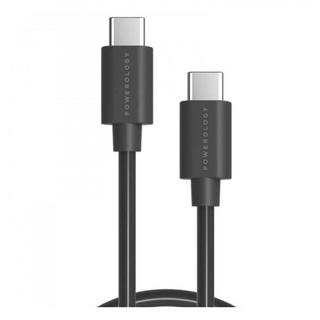 Buy Powerology pvc usb-c to usb-c 2m cable - black in Kuwait