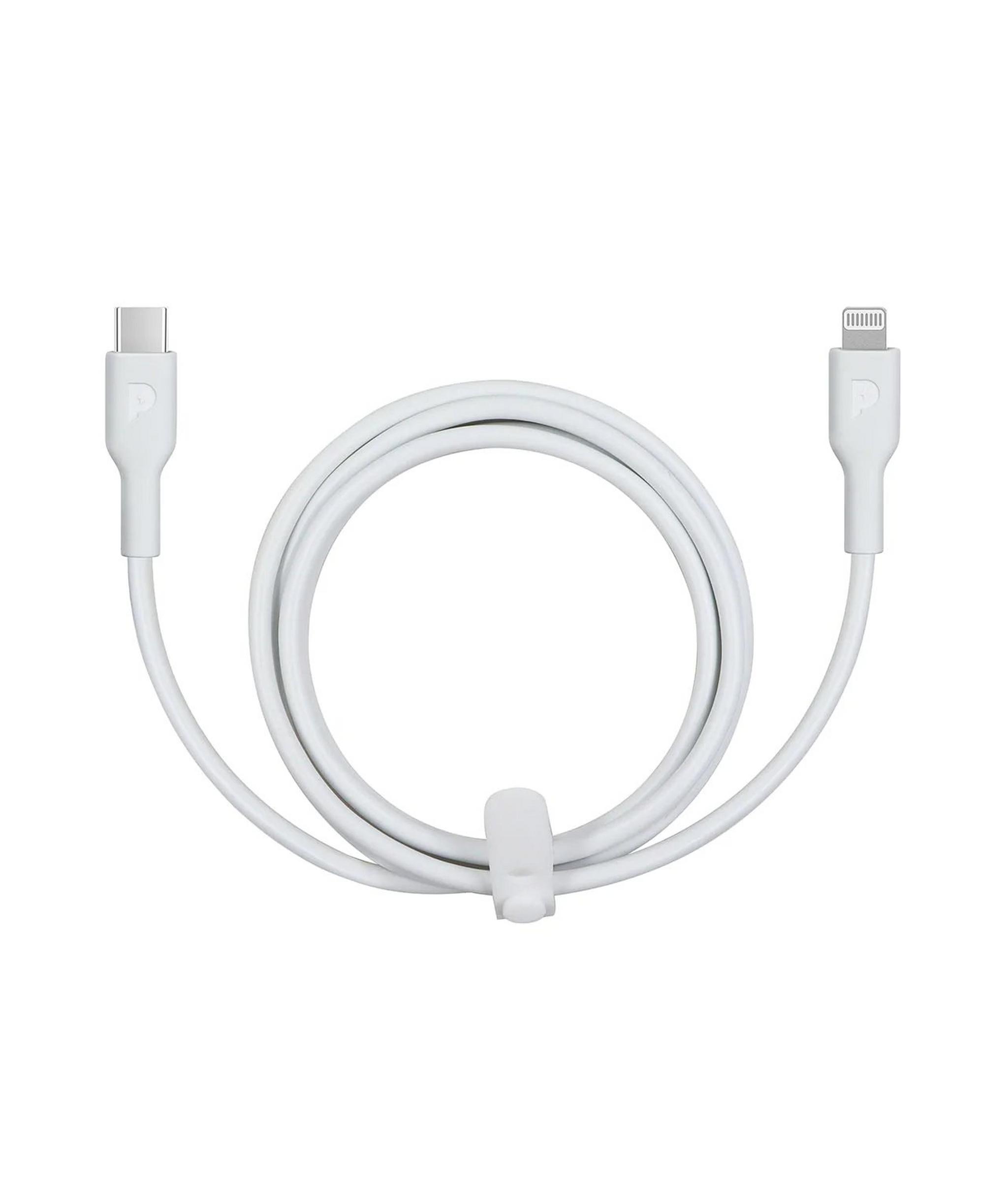 Powerology USB-C to Lightning PD 20W 2m Cable - White