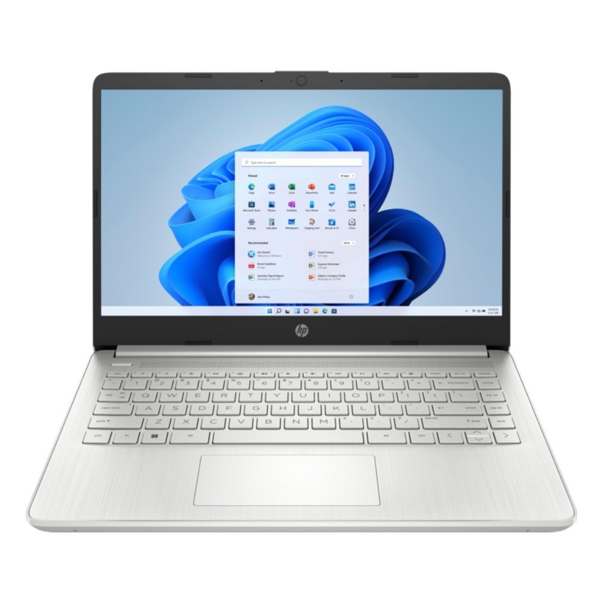 HP 14S-DQ2221 intel Core i3 11th Gen, 8GB RAM, 256GB SSD, 14-inch Laptop - Silver