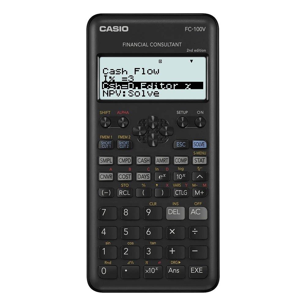 Buy Casio fc-100v financial calculator - black in Kuwait