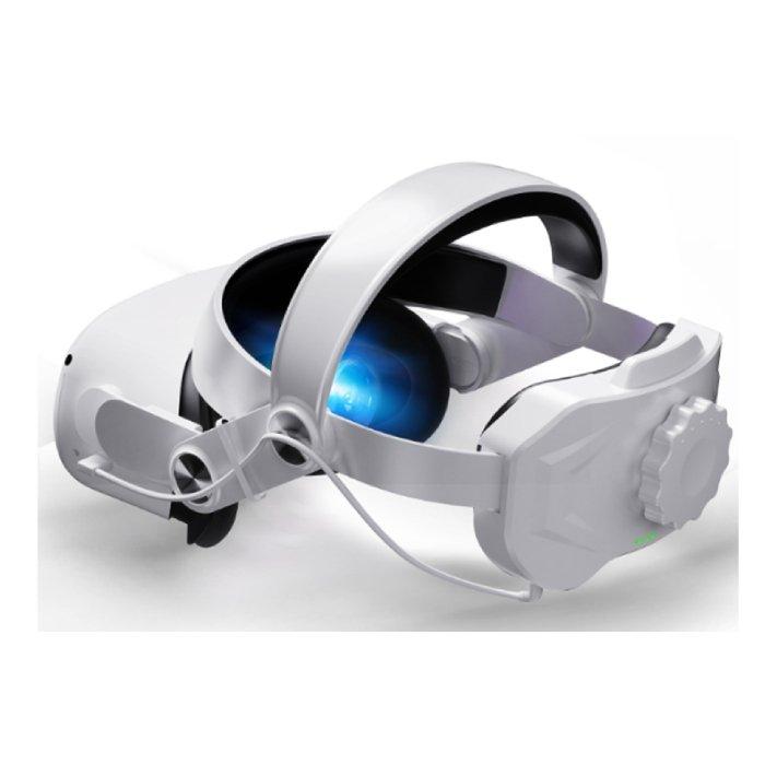 Buy Gamax 5200mah head strap for oculus quest 2 - white in Kuwait