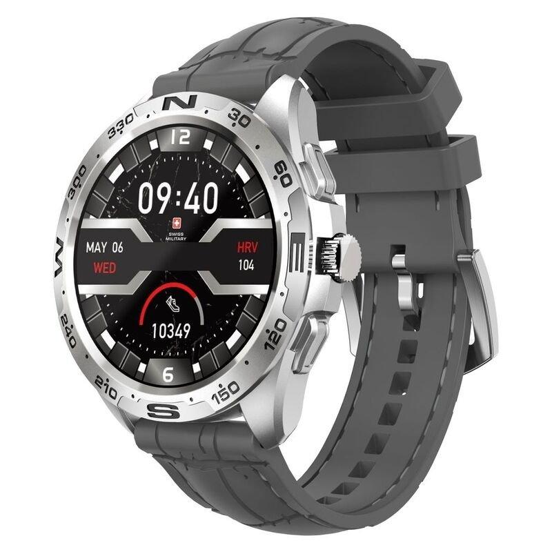 Swiss Military Dom Smart Watch Silicon Strap - Gray