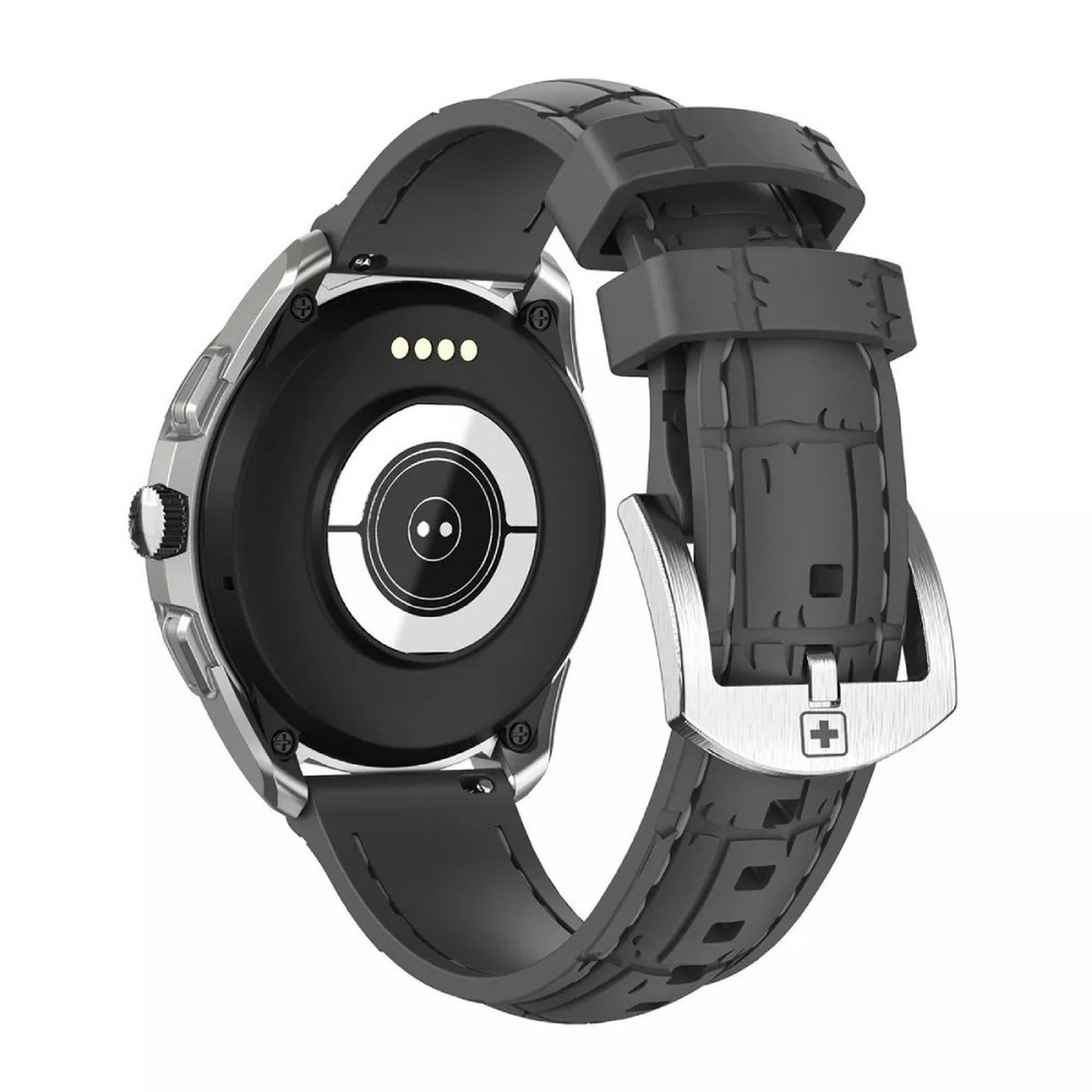 Swiss Military Dom Smart Watch Silicon Strap - Gray