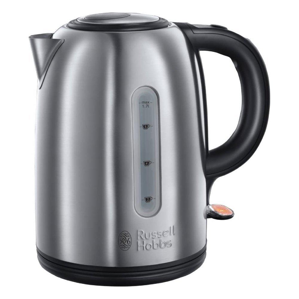 Buy Russel hobbs kettle,1. 7l, 3000w, 20441 - silver in Kuwait