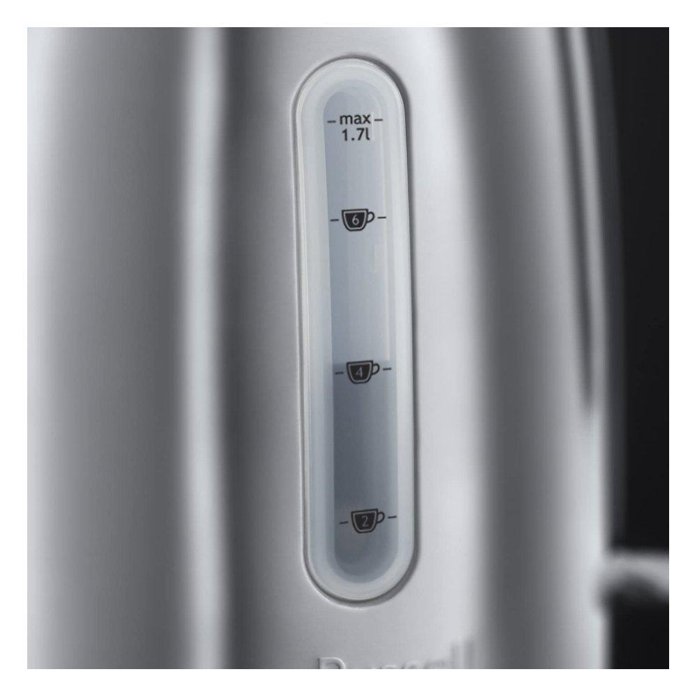 Russel Hobbs Electric Kettle,1.7L, 3000W, 20441GCC - Silver