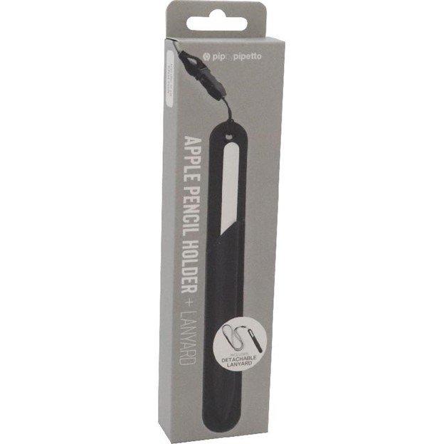 Pipetto Apple Pencil Holder, 1st & 2nd Gen, P067-49-W - Black