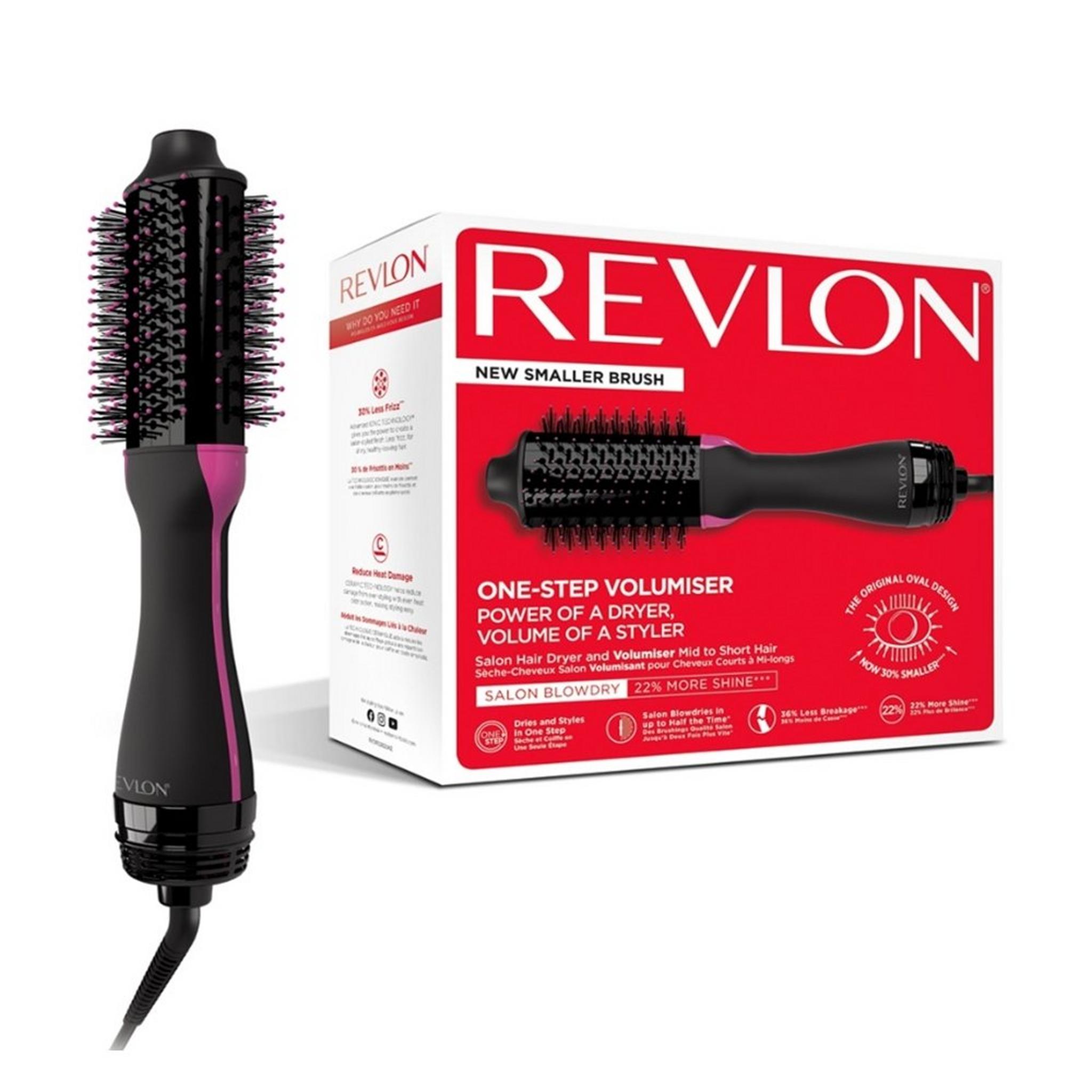 Revlon Dryer & Volumiser Brush, 1100W, 3 Heat Settings,RVDR5282ARB - Black