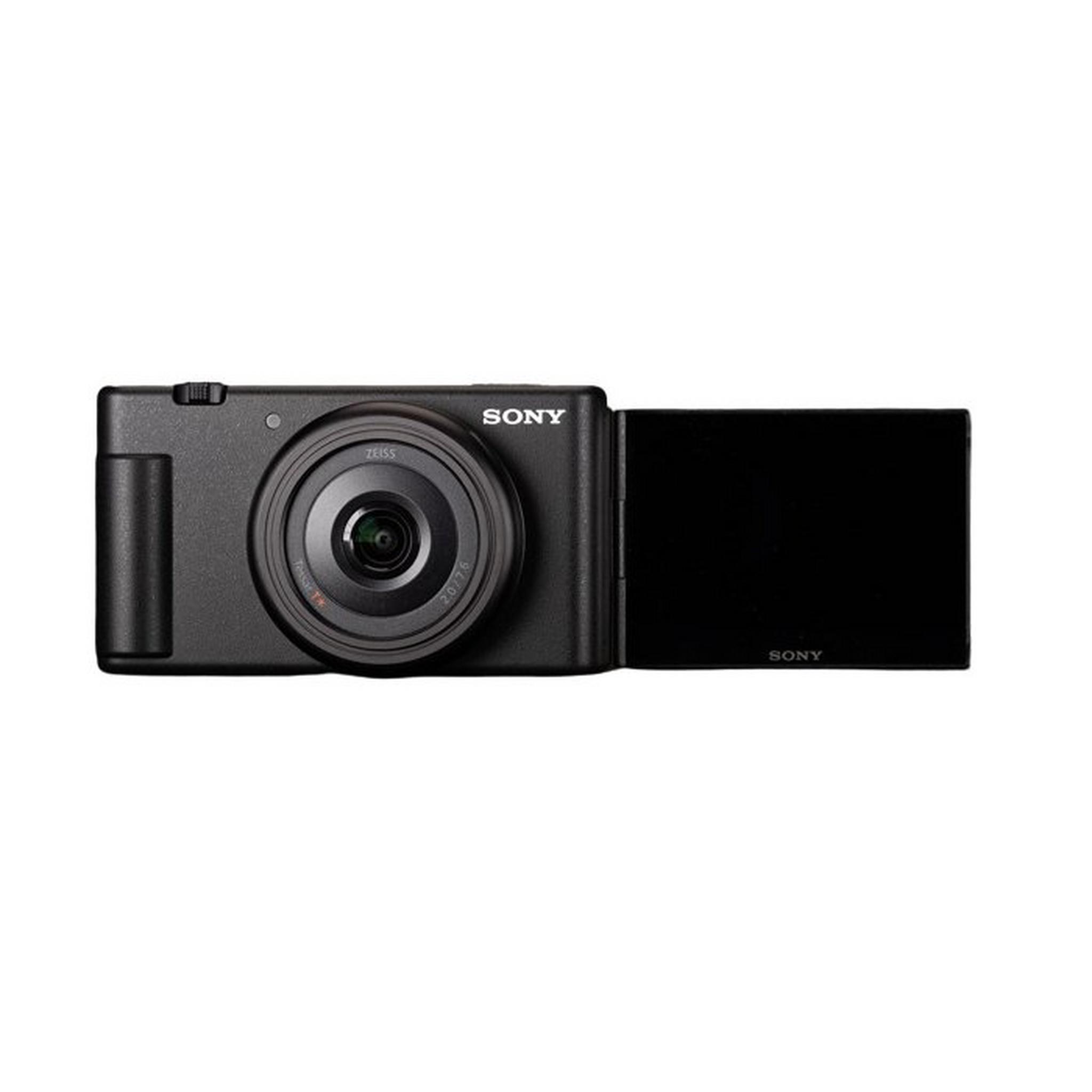 Sony ZV-1F Vlog Camera, 3.0-inch LCD, 20mm lens, ZV-1F - Black